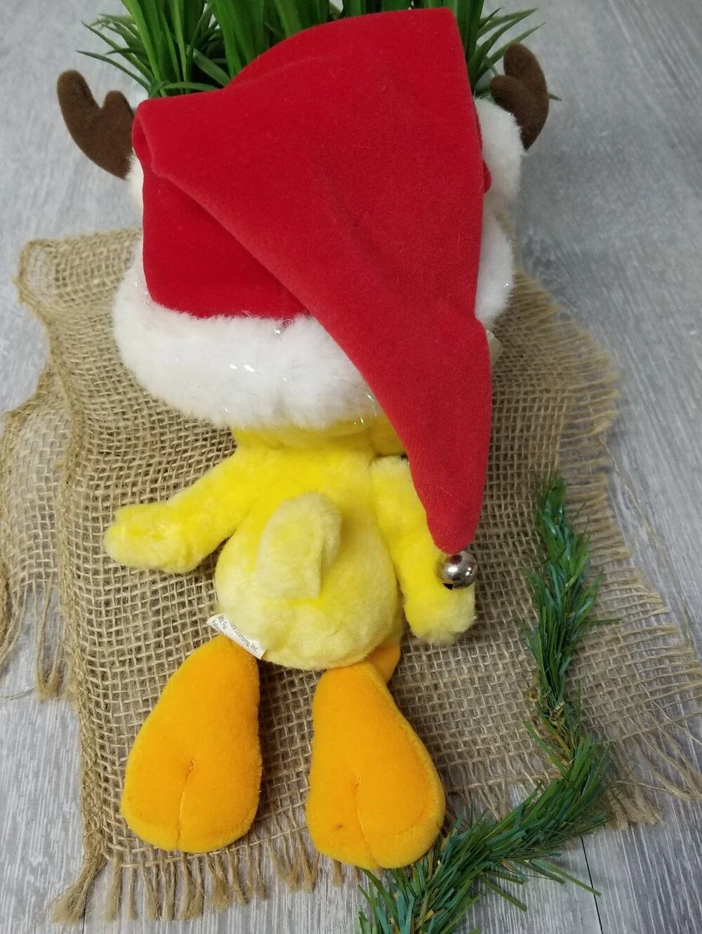Retired Hallmark Tweety Bird Santa Plush